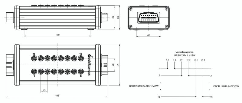 OBD Breakoutbox 12V Schaltplan